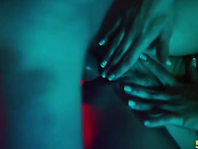 Hot girl Anastasia Brokelyn shows off her body and fucks in the bedroom