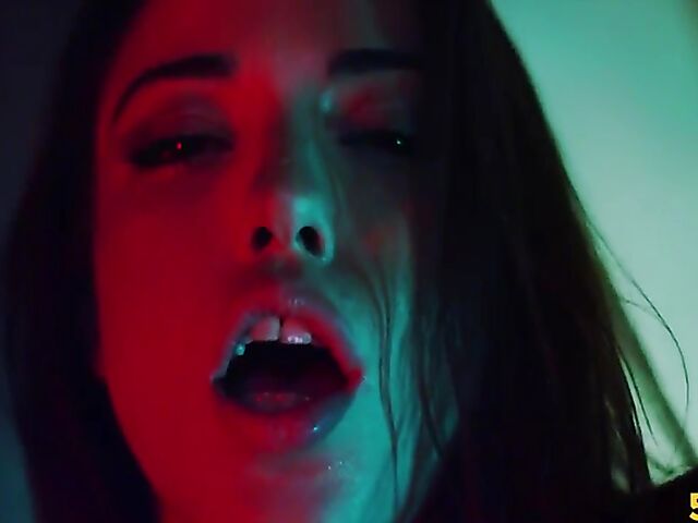 Hot girl Anastasia Brokelyn shows off her body and fucks in the bedroom