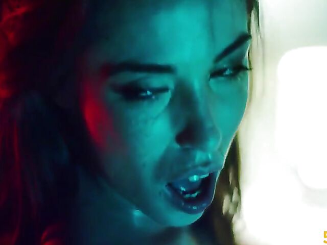 Hot girl Anastasia Brokelyn shows off her body and fucks in the bedroom