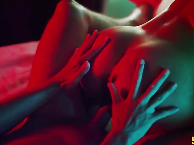 Hot girl Anastasia Brokelyn shows off her body and fucks in the bedroom