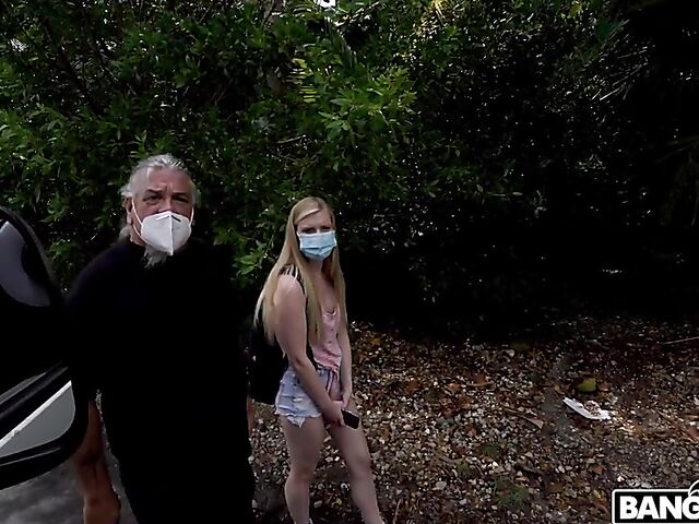 Harlow West - White teen BBC ride in a van in Miami