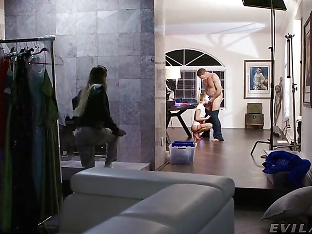 Rocco Siffredi threesome with domination and anal featuring Emma Hix and Naomi Swann