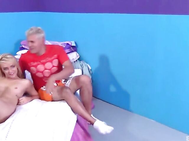 FFM compilation of horny coeds sharing Porno Dan