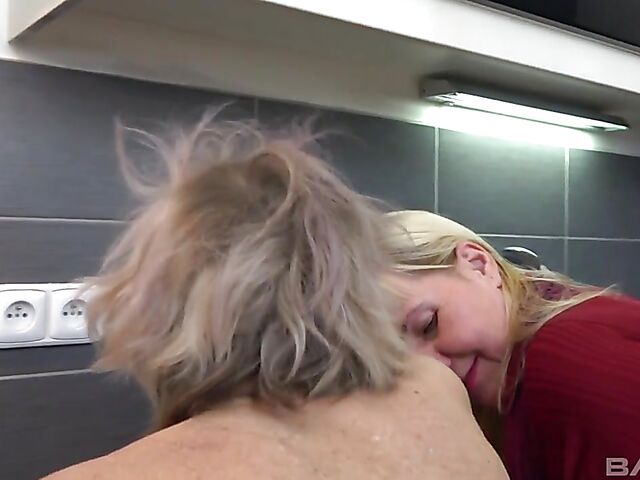 Mature and young lesbian threesomes compilation