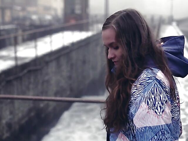 Stacy Cruz posing nude on the bed after shower