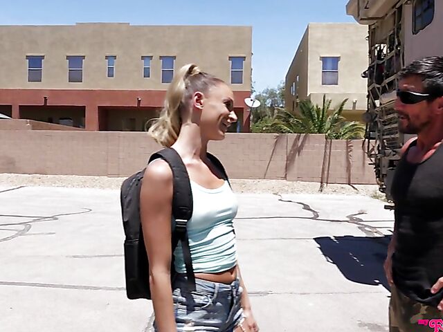 Emma Hix & Tommy Gunn - Step dad and daughter military training and fuck in the desert