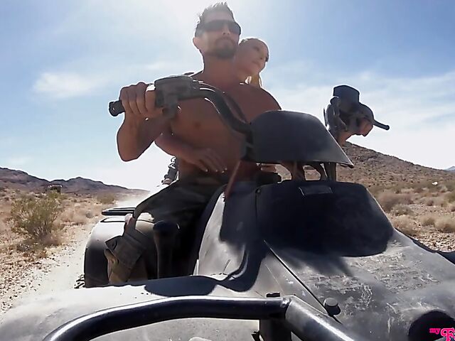 Emma Hix & Tommy Gunn - Step dad and daughter military training and fuck in the desert