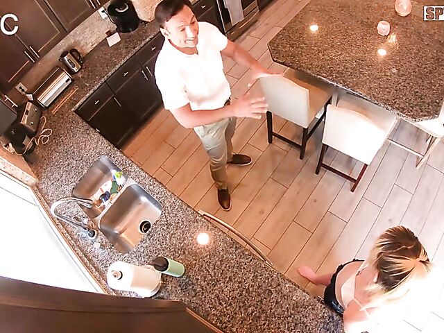 Jessie Saint - Stepdaughter toy orgasm and sex with her daddy