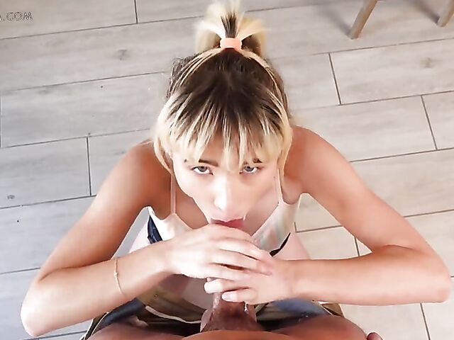 Jessie Saint - Stepdaughter toy orgasm and sex with her daddy