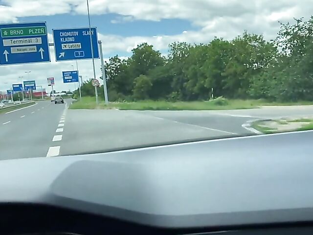 Euro hitchhiker Eveline Dellai gets picked up for interracial outdoor anal