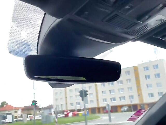 Euro hitchhiker Eveline Dellai gets picked up for interracial outdoor anal