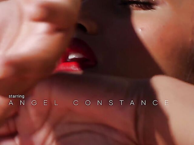 Angel Constance - Brown skin exotic babe solo outdoor