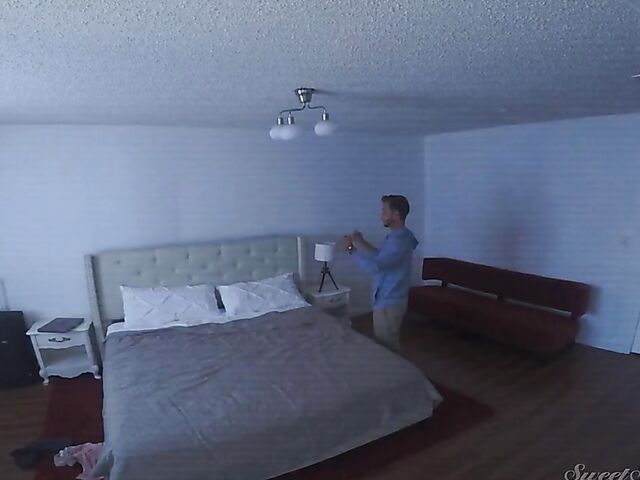 Cute brunette Keira Croft fucks the hotel guest