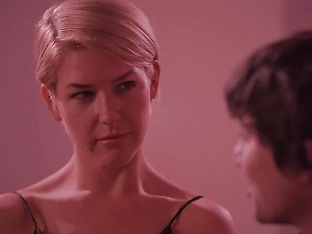 Kit Mercer - MILF and young boy meet and fuck till he cums in her pussy