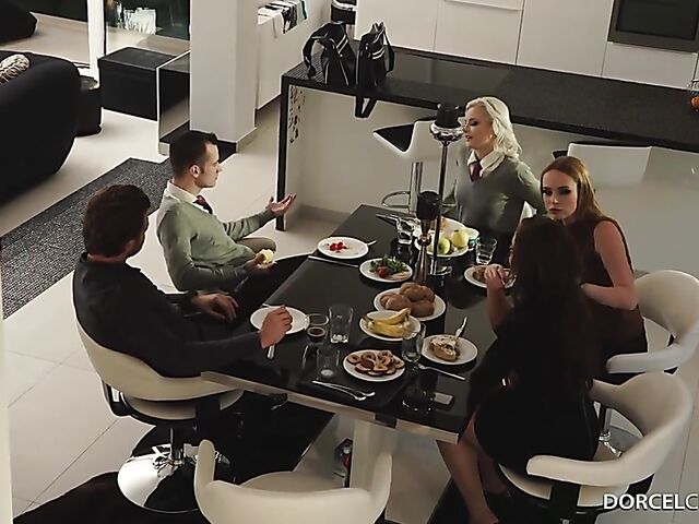 Hot sex in stockings and shoes with stunning Tina Kay