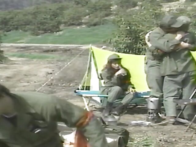 Army Brat 2 (1989) with 80s pornstars Julianne James, Nina DePonca, Tracy Adams, and Peter North
