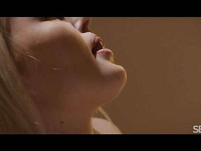 Lena Love & Lovita Fate - Elegant blonde lesbians stockings sex in the evening