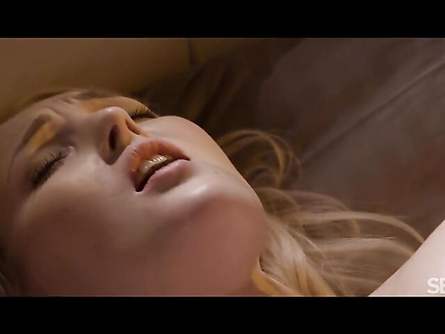 Lena Love & Lovita Fate - Elegant blonde lesbians stockings sex in the evening