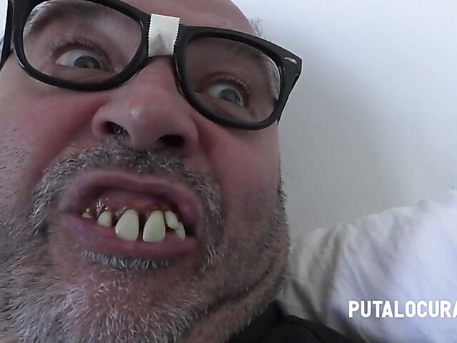 Ugly perv priest Torbe and chubby latina schoolgirl Quetzal