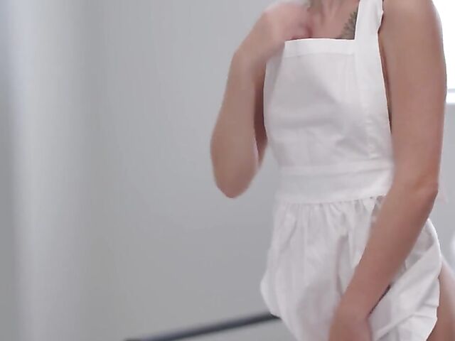 Some one on one time with petite blonde hottie Kiara Cole