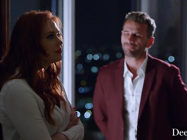 Suspended Adriana Chechik anal bondage with Seth Gamble