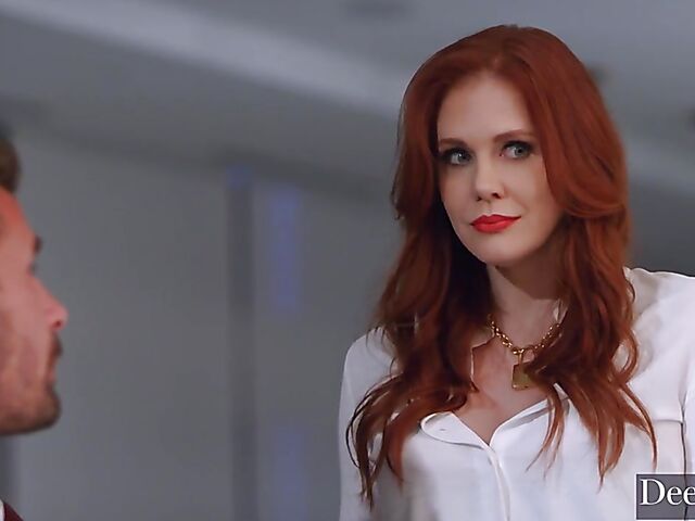 Suspended Adriana Chechik anal bondage with Seth Gamble