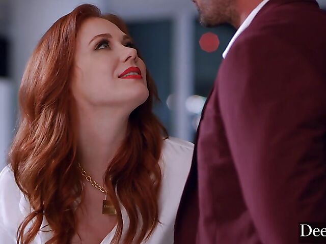 Suspended Adriana Chechik anal bondage with Seth Gamble