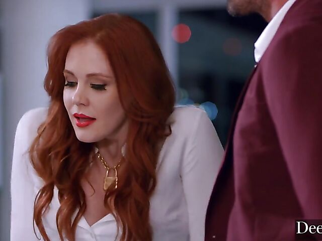 Suspended Adriana Chechik anal bondage with Seth Gamble