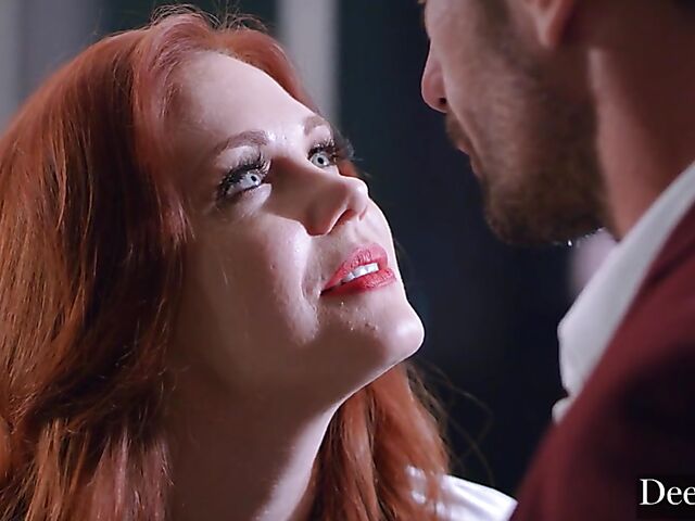 Suspended Adriana Chechik anal bondage with Seth Gamble