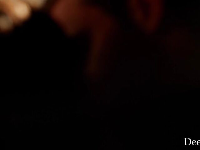 Suspended Adriana Chechik anal bondage with Seth Gamble