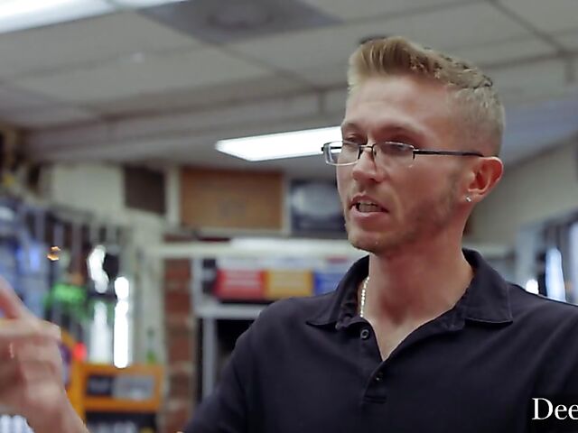 Suspended Adriana Chechik anal bondage with Seth Gamble