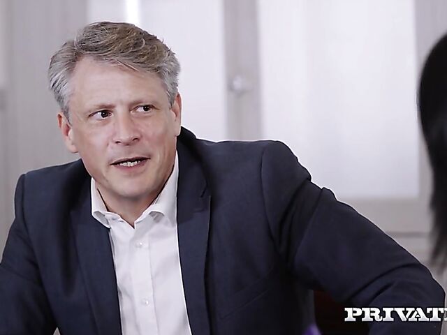 British curvy teen from Oxford Effie Diaz learns more about fucking from her teacher Marc Kay