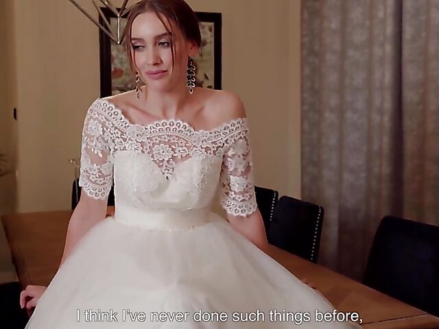 POV lingerie and stockings sex with runaway bride Luxury Girl