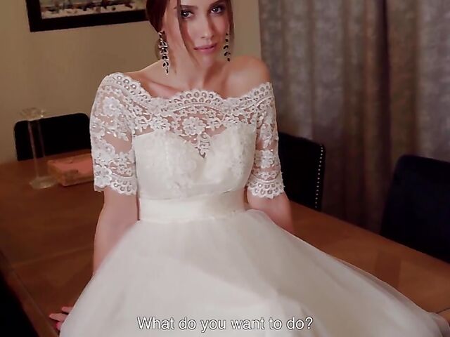 POV lingerie and stockings sex with runaway bride Luxury Girl