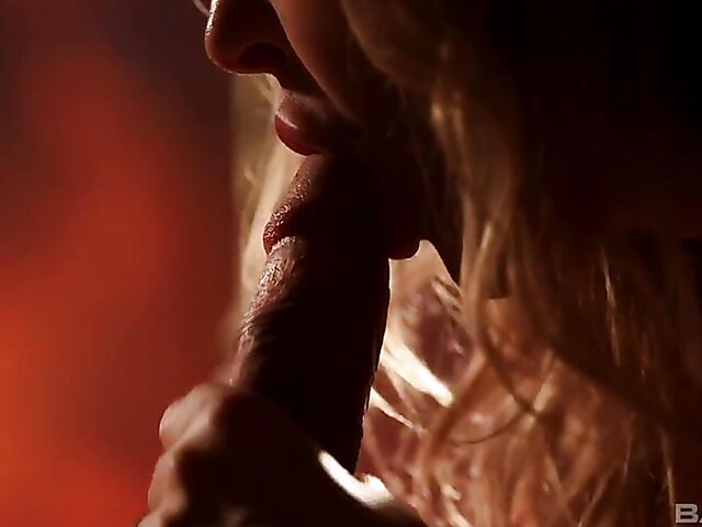 Erotica sex with busty natural Candy Alexa who comes over to get her chastity belt removed