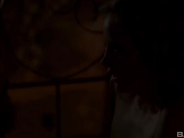 Erotica sex with busty natural Candy Alexa who comes over to get her chastity belt removed