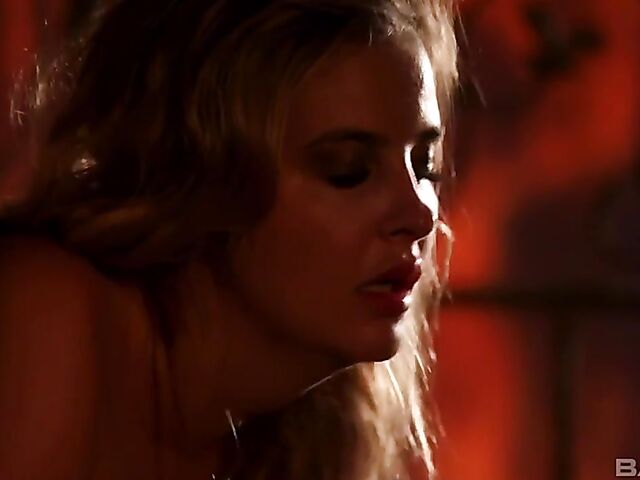 Erotica sex with busty natural Candy Alexa who comes over to get her chastity belt removed