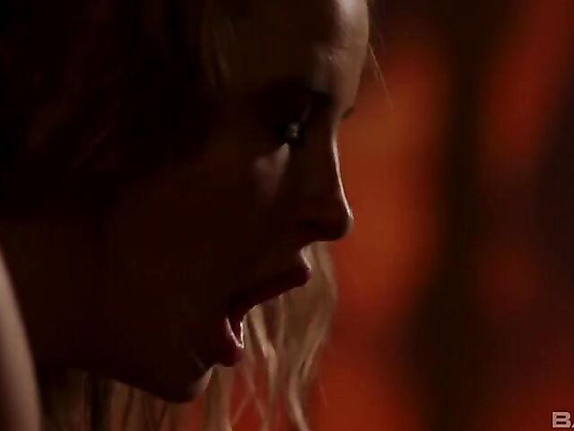 Erotica sex with busty natural Candy Alexa who comes over to get her chastity belt removed