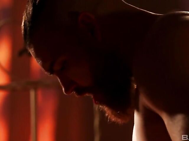 Erotica sex with busty natural Candy Alexa who comes over to get her chastity belt removed