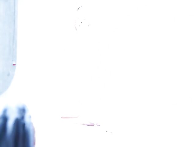 Hegre Art erotic solo photoshoot backstage with slender nude model Alba