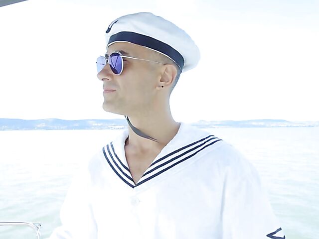 Boat anal on vacation with big titted Nelly Kent and captain Mugur