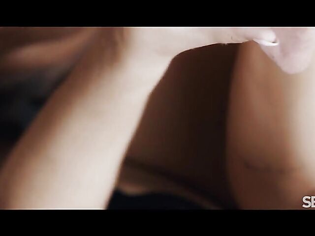 Eager lovers Casey and Nick Ross have passionate sex before going out