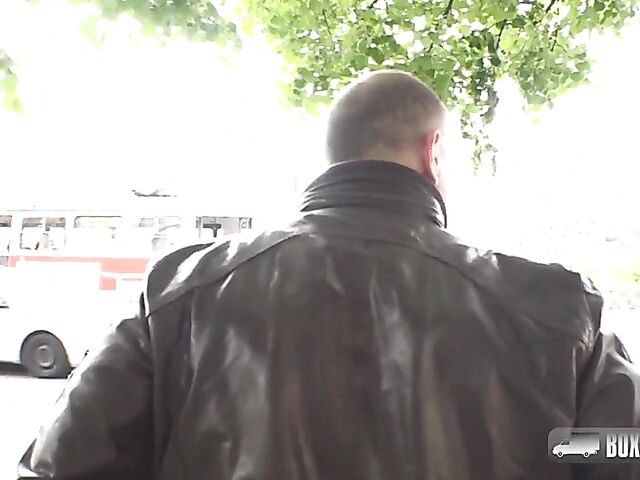 Public massage seduction and creampie in the notorious box truck with hot Angel Piaff