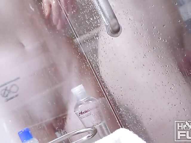 White girl asian guy strip game and fuck with Andrew Wong and Abbi Richards