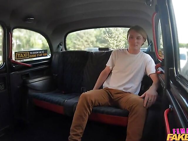 Boy's taxi sex experience with MILF cab driver Billie Star