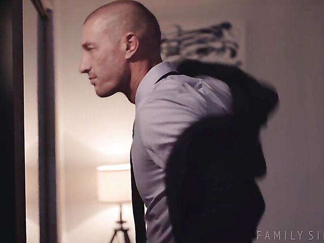 Step daddy's girl with tiny tits Lily Larimar has the pleasure of fucking his cock