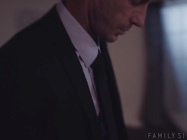 Step daddy's girl with tiny tits Lily Larimar has the pleasure of fucking his cock