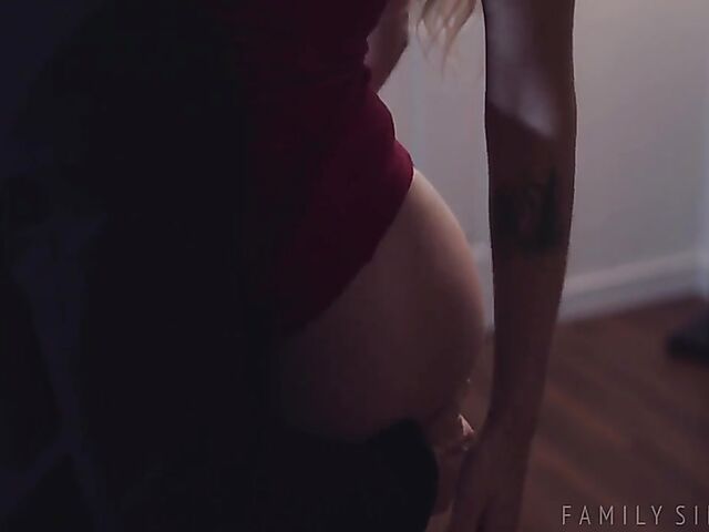 Step daddy's girl with tiny tits Lily Larimar has the pleasure of fucking his cock