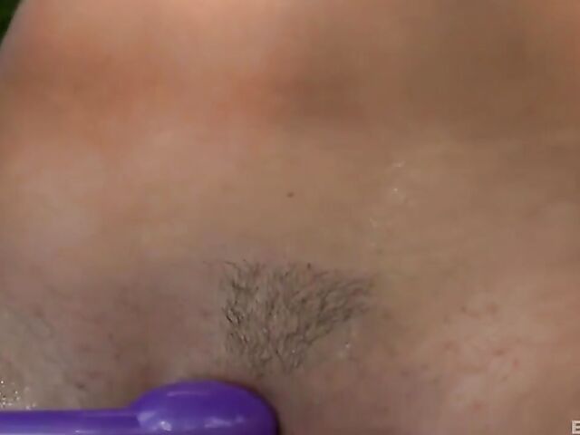 Outdoor BDSM action with beautiful slave girls getting punished by masters and mistresses in Innocents Taken 2 (2009)