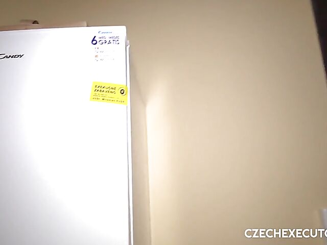 Czech blonde in trouble Ariela Donovan fucks the executor